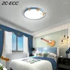 Ceiling Lights Creative Cartoon Aircraft Decor LED Lamp For Living Room Children's Bedroom Dimmable Chandeliers Home Lighting