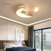 Ceiling Lights Modern LED For Children Room Bedroom Study Baby Nursery Decor Cartoon Star Moon Chandelier Kids Lamp