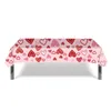 Party Decoration Valentine's Day Table Runner Love Red Pink Dining Tablecloth Wedding Decor For Happy Decortion Cover