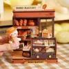 Kitchens Play Food RoboTime Rolife Roro Fitend Play Play Miniature House Kit For Girls Women Dollhouse Toys Wooden Assemble Set Limited Version 2443