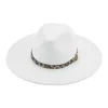 Berets hoeden hoed caps voor vrouwen mannen motorkap cowboy fedora vilten grote rand 9,5 cm luxe winter mannelijke sombreros gorras