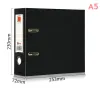 Fourniture du dossier de fichier arche de levier de levier haute capacité A5 A3 2 Ring Binder Office Paper File Organizer Document Folder