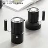Caféarers Cafedekona Moka Espresso Pot Pot Aluminium Machine Espresso 120 ml Extrait de vanne double Y240403