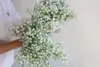 Decorative Flowers Fake Baby's Breath Branch/Bundle Artificial Faux White Wildflowers DIY Wedding Bouquetes/Home/Kitchen Decoration