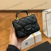 Ladies Brand Classic Mini Flap Vanity Quilted Hand Bags Snap Purse Lipstick Holder 7 Colors Crossbody Shoulder Tiny Pouch 10x12cm