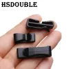 10 Pcs/Pack Quick Slip Keeper Buckle End Clip Slider Black For Molle Tactical Backpack Adjusting Strap Webbing 15-50mm