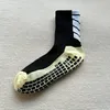 Chaussettes de football pour hommes et femmes chaussettes sportives non glissées en silicone au bas de basket-ball de basket-ball de basket-ball