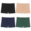 Frauenhöhe Trowbridge 4pcs nahtlose Boxer atmungsaktive Dessous bequeme Boyshorts Seiden -Satin -Unterwäsche Sportunterhosen