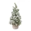 Flores decorativas Árbol de Navidad artificial con LED Light Landscape Decor Suministros de accesorios para el restaurante Drop Fiest Drop