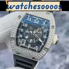 Titta på Mechanical Automatic Movement Ceramic Dial Waterproof Swiss Movement Top Quality Ag WG Original Shell Outer Ring Diamond Side Full Diamond 18