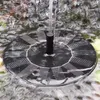 Decorações de jardim 1.2W bomba de fonte de água solar sem bateria para o pátio de lago