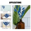 Decorative Flowers Simulated Eucalyptus Leaves Faux Stem Leaf Picks Simulation Artificial Stems Branch Plant Adornments Plants