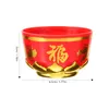 Paies jetables Paies 24pcs offrant une tasse de style chinois de style festif bol robuste pour le temple