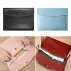 Bag A4 Business Office Snap Closure Magazines Document Organiser PU Leather Waterproof With Hooks Expanding Multipurpose File Folder