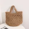 Dinner Package New Wholesale Retail Flower Handheld Grass Woven Bag New Large Capacity Beach Vacation Womens