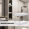 Kök förvaring under badrum diskbänk arrangör rack skåp multifunktionshylla för
