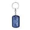 Party Favor 2024 Trump Keychain Keychain Président américain Élection Plateau Pendant les tags en acier inoxydable Save America Again à nouveau Drop Livraison Dhmic Dhmic