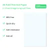 Paper A4 Thermal Paper Compatibel met peripage A40 Thermische printer QuickDry Perfect voor foto -foto -ontvangstmemo PDF -bestand print