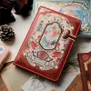 Notebooks Retro Gothic Notebook Colorful Inner Pages Diary Exquisite Ledger Book For Girls Simple Ins Style Ledger Book Writing Supplies