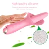 G Spot Clitoral Vibrator Tongue Slicking CLIT Tickler Vuxen Sexleksak för kvinnor 10 Lägen som vibrerar orgasm Vaginal Sex Toys Massager 240403