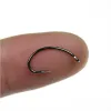 Fishhooks Bimoo 500pcs High Carbon Steel Fly Tying Curved Nymph Hooks Shrimp Scud Pupae Larvae Caddis Flies Tying Fishing Hooks #8#16