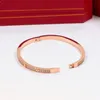 Bracciale designer Bracciale High Edition for Womenand Men Fashion Bracciale di gioielli di lusso Bracciale rosa in oro in oro in argento in acciaio in acciaio Bracciale maschio Bracciale per unghie maschile 16.19