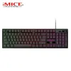 Toetsenboards IMICE AK-600 WIRED KEYBOARD USB COMPUTER Game Console Suspension Controller Drie kleuren achtergrondverlichting Toetsenbord geschikt voor pc laptopsl2404