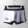 Controle YouPin 3pcs katoenen heren ondergoed slipje elasticiteit boksers mannen ademende trunk boxers shorts man mode shorts mannelijk slipje