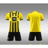 Soccer Men's Track Spraypits 22-23+T Yellow Club Football Jersey Equipo de entrenamiento para adultos