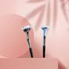 Spot single corner fan-shaped mascara brush wholesale root clear mascara brush long double bristles corner eyelashes