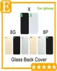 30st OEM för iPhone8 iPhone 8Plus 8 Plus X Back Batterisäck Husdörrens bakpanelglas med självhäftande klistermärke PA1673344