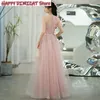 Work Dresses Fairy Skirt Pink Evening Dress Female Explosion Style Temperament High-End Sense Banquet Bridesmaid Engagement Birthday Host