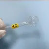 10cm uzunluğunda cam yağ brülörü sigara içme borusu mini fıskiyeli kase balmumu buharlaştırıcı 12 renk seçenek pembe için kullanılabilir ll