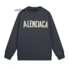 Balencigs Hoodies High Home Men Brand Brands Brands Pandes B Spray Sweet Hoodie Adhesive Tape Direct Princeting Wash Version Out Paris Men's Women's 61Tr