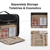 Bagsmart Makeup Back для женщин с водостойкой для водостойких туалетов с большими возможностями.