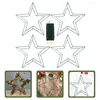 Accessoires de fleurs décoratives pour pentagramme Garland Frame de couronne de bricolage Frames de fil métallique