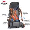 Bags Naturehike Backpack Professional Outdoor Hiking Travel Bag Big Capacity 70L Mountaineering Camping Bag Support System NH70B070B