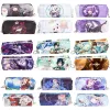 BASS ANIME Genshin Impact Pencil Case Venti Raiden Shogun Keqing Klee Student Pencil Stationery Storage Bouch Prodotti scolastici