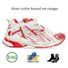 Moda En Kalite Parça Koşucuları 7.0 Tasarımcı Sıradan Ayakkabı Og Bayanlar Erkek Örgü Naylon Vintage Runner 7 Eğitmenler Lüks Platform Marka Tess S.Gomma Sneakers