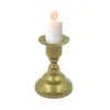 Candle Holders Geometric Round Wrought Iron Candlestick Desktop Decorative Ornaments Metal Gold Iro Housewear & Furnishings Dropshiping