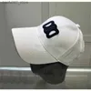 قبعات الكرة 23SS Summer Designer Hat Womens تفاصيل كاملة Alphabet Top Baseball Cap Cap Cap Mens و Womens Fashion Blue Denimq240403