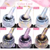 MTSSII 7ml Gol Glitter Rubber Base Gel Polonais Gold Pink Milky Whik Semi Permanent UV LED Nail Art Gel Vernis