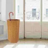 Umbrellas Doorway Umbrella Holder Imitation Rattan Stand Bucket Home Storage Basket Yoga Mats Indoor