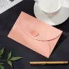 Bolsas 50pcs/lot envelope papel perolável em branco papel kraft suprimentos para pequenas empresas convites para cartões postais de mensagem envelopes de casamento