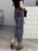 Y2k Harlan Jeans Childrens Summer Fat Mm Wide Leg Pants Big Size Thin Nine Points Radish Daddy 240403