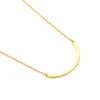 Pendant Necklaces eManco Women Statement Stainless Steel Necklace for Women Simple Thin Chain Necklace Choker Necklace Luxury Designer Jewelry