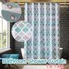 Shower Curtains For Bathtub Hooks Fabric Suitable Air Frosted Curtain Liner 60x72 74 Inches Long