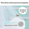 Summer Mosquito Net for Baby Crib Girls Childrens Dome Canopy Netting Lace Dome Tent Anti Mosquito Mesh Princess Room Decor 240326