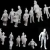 10/50pcs 1: 50/75/100/150/200 Scala People Figure White ABS Plastic Model Building Passenger