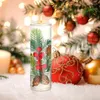 Fleurs décoratives remplissage de vase de Noël Décorations de vacances flottantes artificielles pour centres de table de table à manger